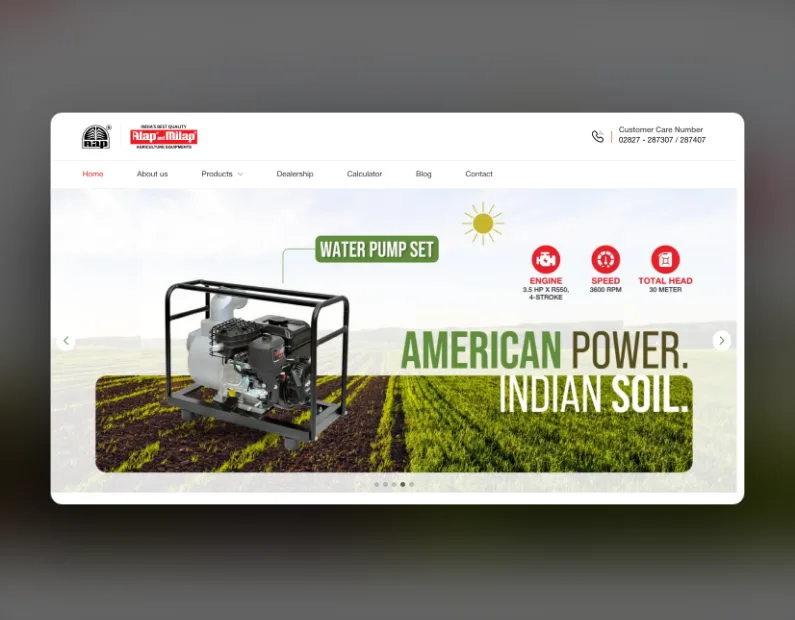 Almighty Agrotech project by Asket Studio