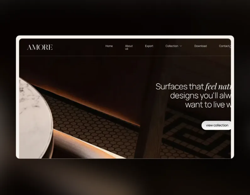 Amore Surfaces project by Asket Studio