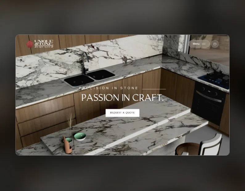Unique Stone Surfaces project by Asket Studio